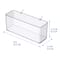 Contenant de rangement transparent moyen pour panneau perforé d’Ordonnez simplement